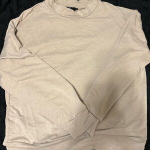 Beige Long Sleeve Top and Pants